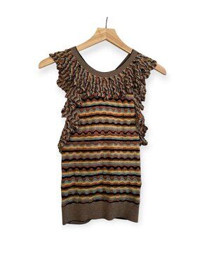 Ulla Johnson Sadie Top, Knit, Size M, color Tiger’s Eye,  NWT